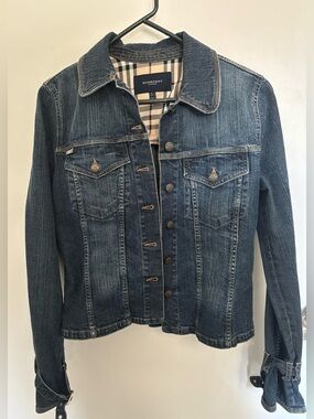 Burberry Dark Blue Denim Trucker Jacket